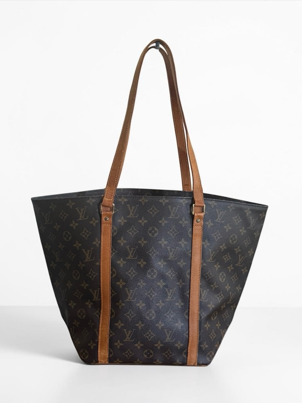 Louis Vuitton Vintage Monogram Sac Shopping Canvas GM Shoulder Tote MB0939